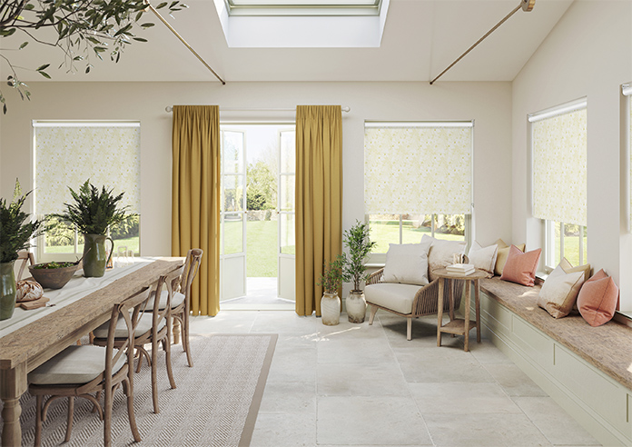 Peruvian Parrots, Quince - Twist&Fit Roller Blind - Image 8